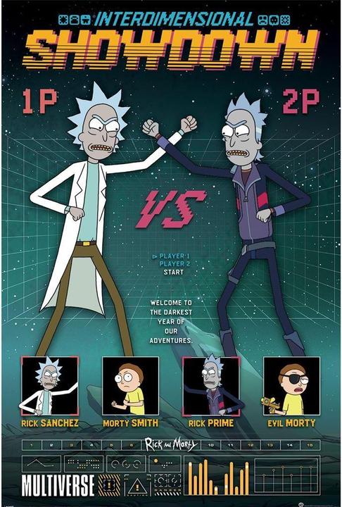Image du produit Rick And Morty - Poster SHOWDOWN (91 x 61 cm)