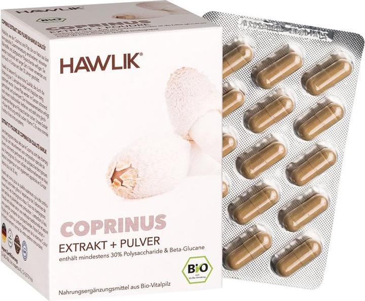 Produktbild Hawlik Coprinus Extrakt und Pulver Kapsel (120 Stück, Kapseln, 64 g)