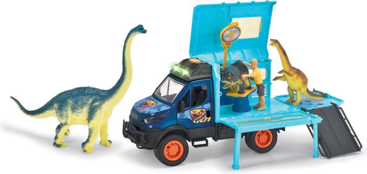 Actual product image Dickie Dino World Lab Truck playset