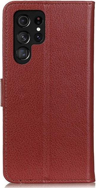 Actual product image MU Classic Litchi Leather Bookcover Series (Samsung Galaxy S24 Ultra)