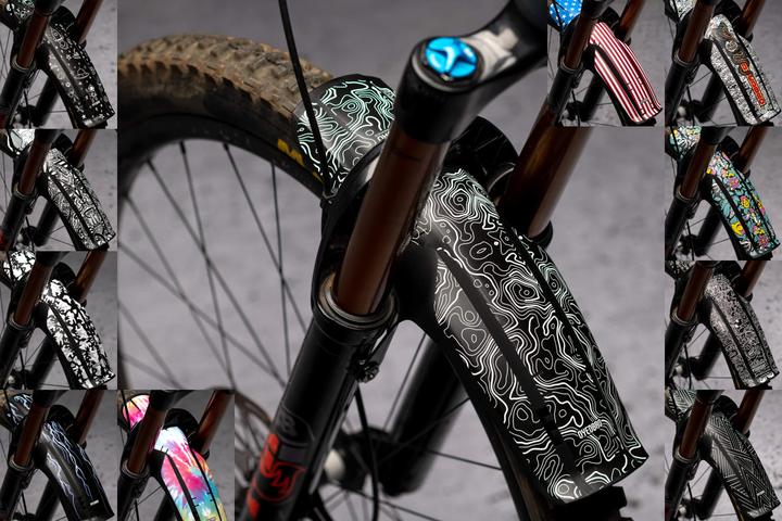 Produktbild Dyedbro Mud Guard Decals FOX 36-38 XL (Schutzblech hinten)