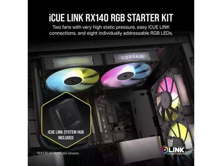 Image du produit Corsair Link RX140 (140 mm, 2 x)