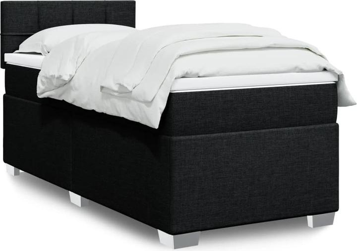 Immagine prodotto VidaXL Bo x letto a molle con materasso 90 x 200 cm in tessuto (90 x 200 cm, 90 x 200 cm)