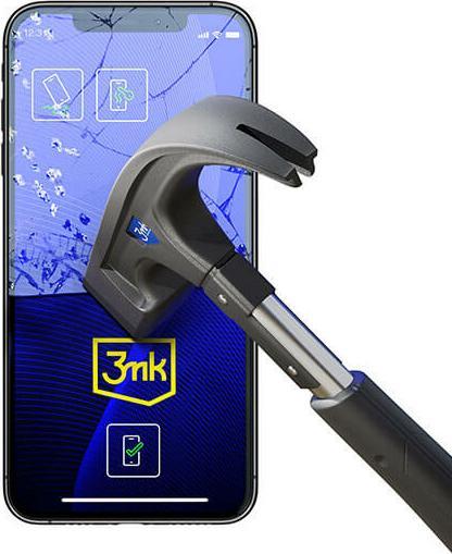 Actual product image 3MK FlexibleGlass screen protector, display film (1 Piece, Apple iPhone 13)