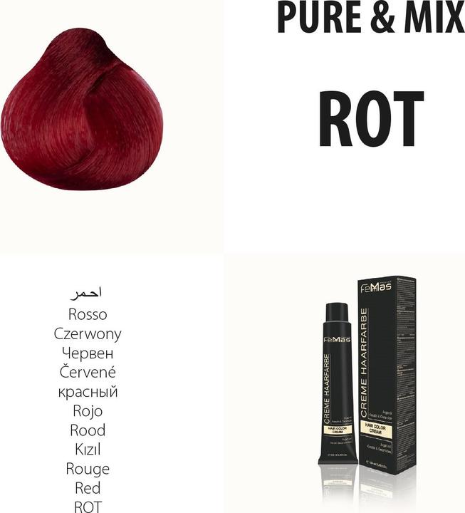 Immagine prodotto FemMas 6.01) Colore per capelli biondo scuro freddo 100ml (Biondo scuro fresco 100ml)