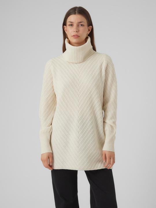 Actual product image Vero Moda VMANJASTINNA LONG COWL PULLOVER GA EXC Knitted jumper (XS)