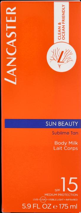 Produktbild Lancaster Sun Beauty Body Milk SPF15 (Sonnenmilch, SPF 15, 175 ml, 150 g)