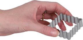 Actual product image Patisse Stainless Steel Square Cookie Cutter Set 3 pieces