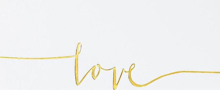 Produktbild Partydeco Gästebuch Love (24 x 18.5 cm)