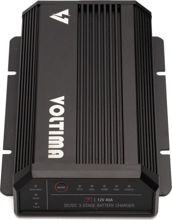 Actual product image Voltima VBS40 Charge Booster with integrated Solar Charge Controller 40A