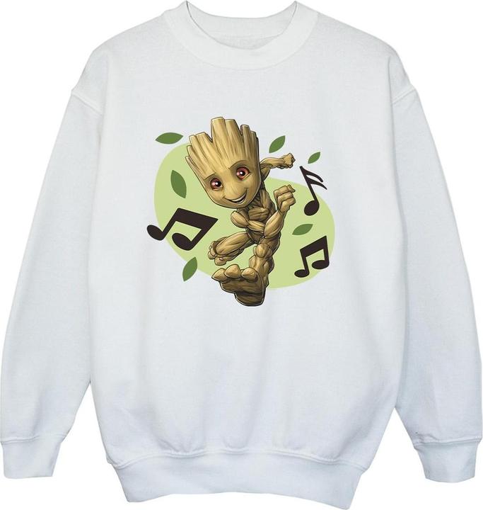 Produktbild Guardians Of The Galaxy Groot Musical Notes Sweatshirt Jungen (152, 158)