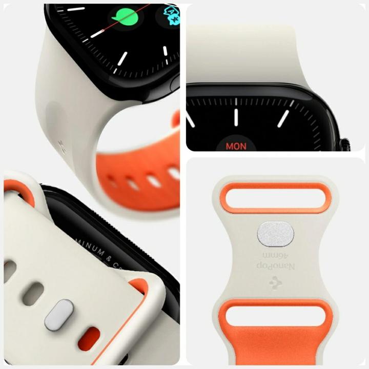 Produktbild Spigen Band Nano Pop for Apple Watch 6/7/8/9/10/SE/Ultra 1/Ultra 2 (44/45/46/49 mm) beige