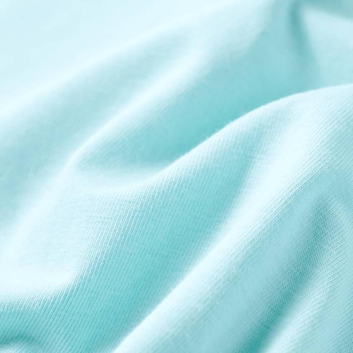 Actual product image VidaXL Children's T-shirt light blue 92,Material: 95 % cotton. 5 (92)