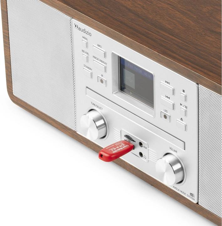 Image du produit Audizio DAB+ Radio Avola Silber, Radio Tuner: FM, DAB+ (DAB+ DAB, FM, Bluetooth, WiFi)