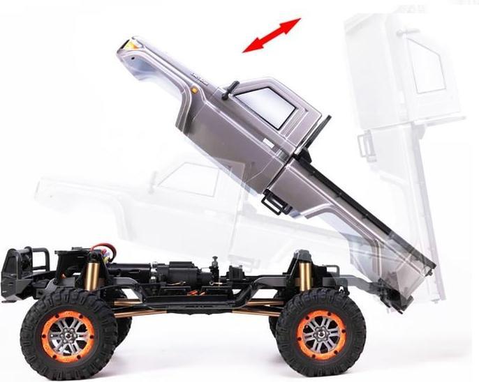 Actual product image Amewi AMXRock RCX10P Crawler Pick Up (RTR Ready-to-Run)