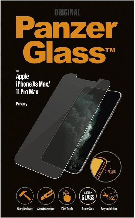 Produktbild PanzerGlass Privacy (1 Stück, Apple iPhone 11 Pro Max, Apple iPhone XS Max)