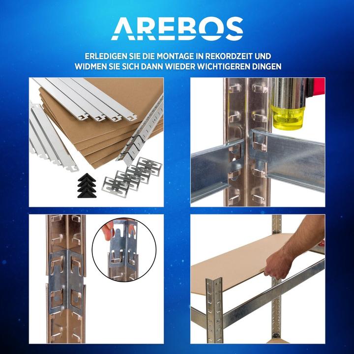 Actual product image Arebos Heavy duty shelf