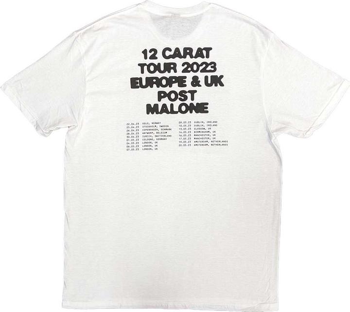 Image du produit Post Malone - T-shirt RESURFACE TOUR DATES - Adulte (XL)