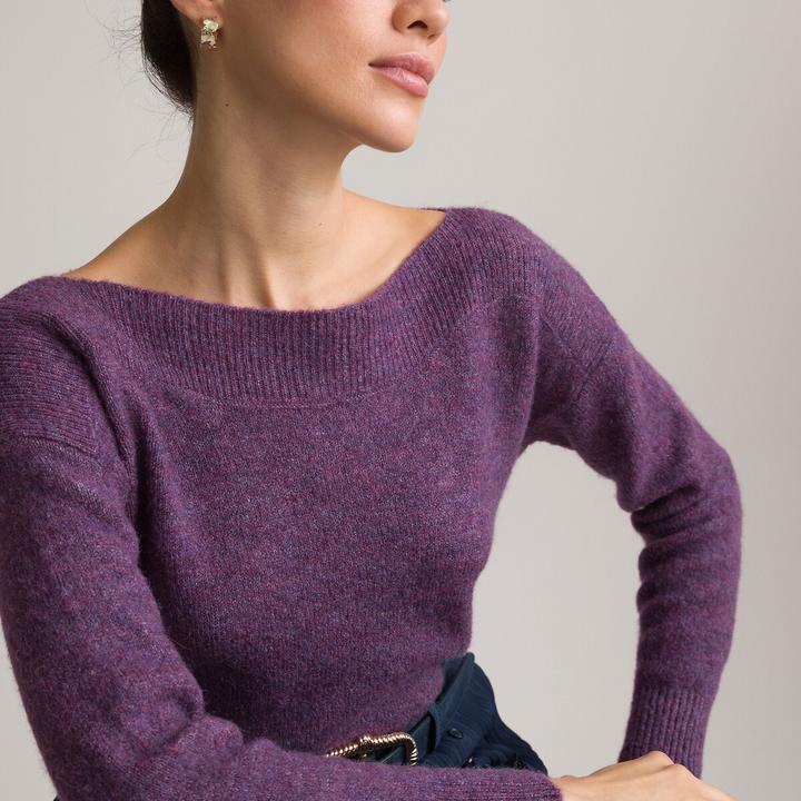 Produktbild La Redoute Collections Pullover aus meliertem Grobstrick (S)