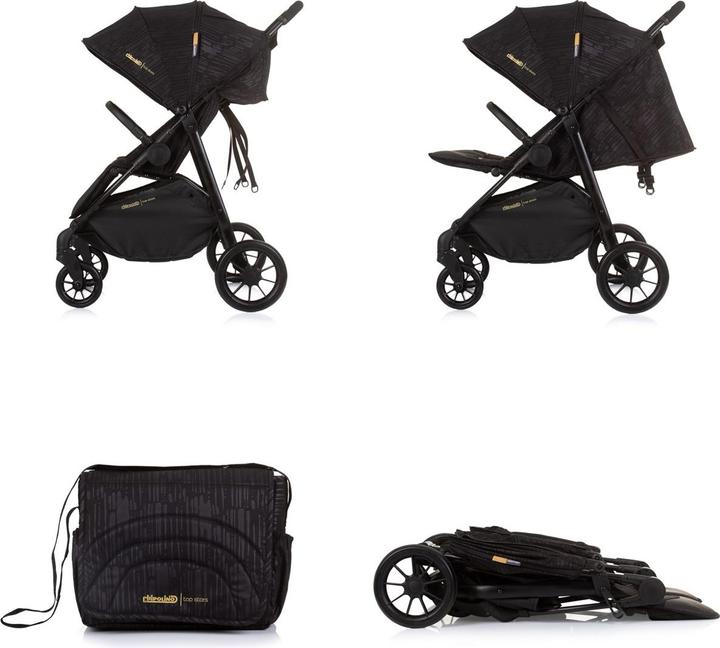 Actual product image Chipolino Top Stars twin pushchair
