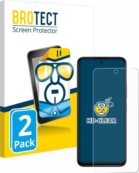 Actual product image BROTECT Screen Protector Clear (2 Piece, Xiaomi Redmi 13)
