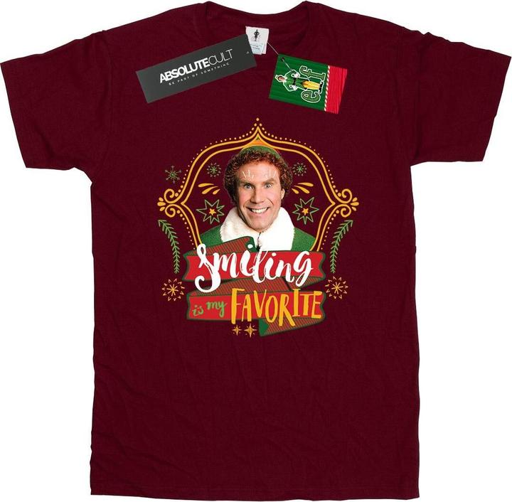 Immagine prodotto Elf Buddy Smiling Maglietta Ampia Donna (S)