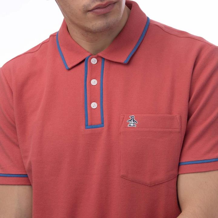 Actual product image Original Penguin Mens Earl Pique Polo Shirt (L)