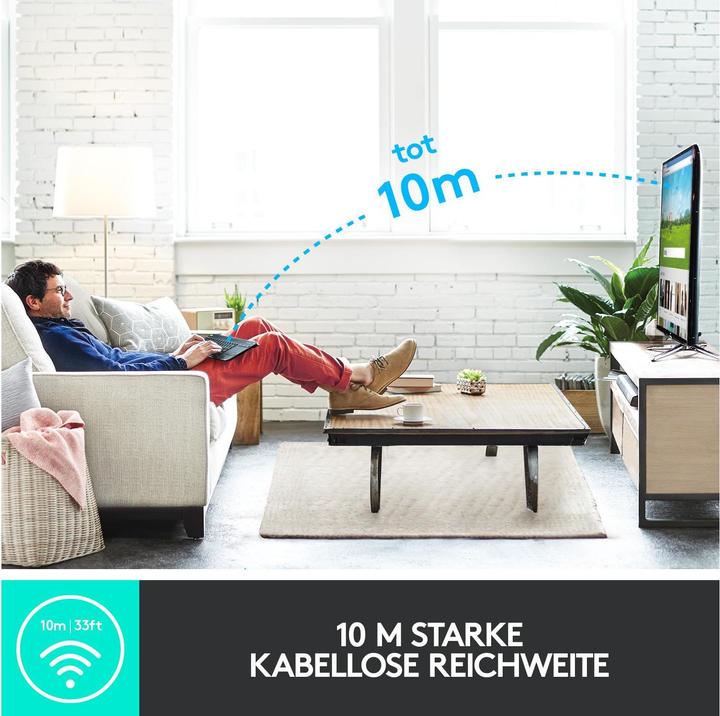 Produktbild Logitech K400 Plus (Eng. Int., Kabellos)