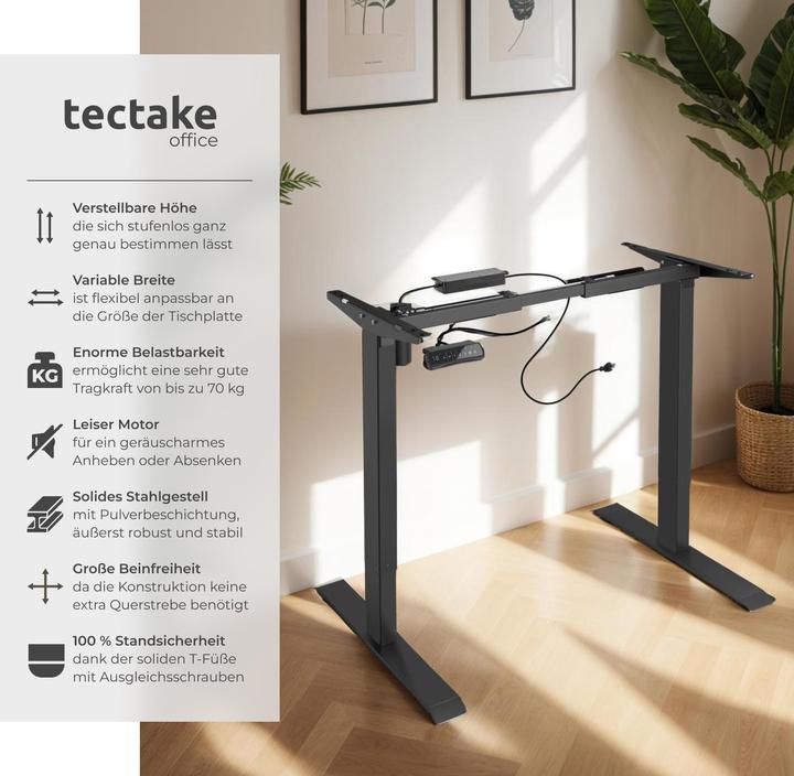 Image du produit tectake Bureau assis debout