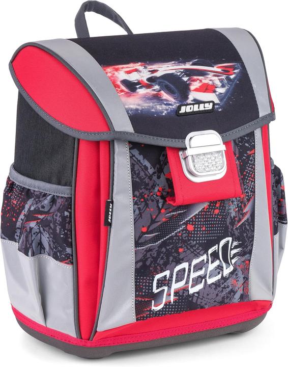 Produktbild Jolly Schulranzen-Set Classic Formula Kunstfaser schwarz/rot (22 l)