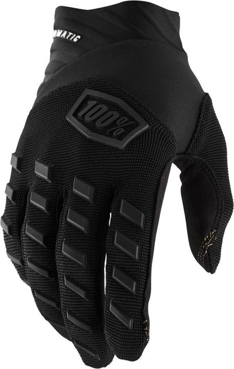 100% Unisex Handschuhe Airmatic, Schwarz Charcoal, S, HU-GLO-0057 (S)
