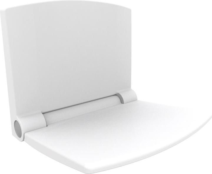 Actual product image Sanit Eisenberg shower seat lifestyle thermoplastic white (250 kg)