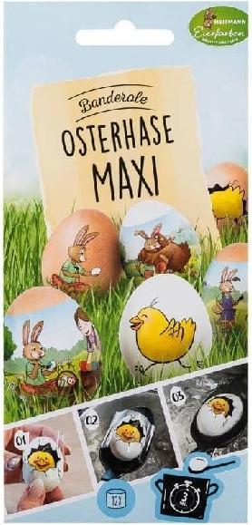 Brauns Heitmann Banderole de Pâques lapin de Pâques multicolore (12 x)