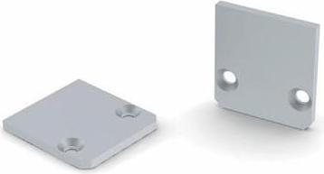 Produktbild LEDsON Endkappe F?R Profil 'Sl15 Fl' - Eloxiertes Aluminium - Ohne Kabelloch - Silber