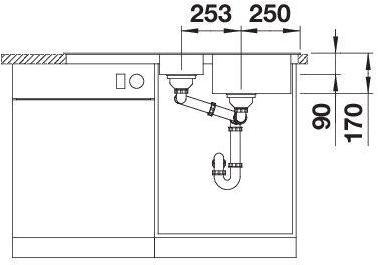 Produktbild Blanco Tipo II 6 S (Einbauspüle, 100 cm, 50 cm)