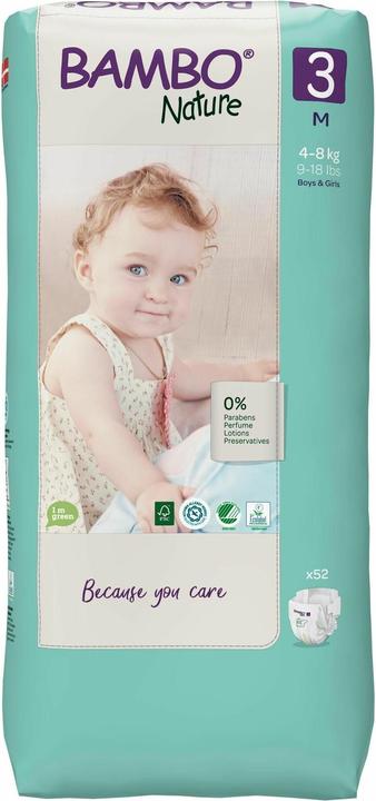Actual product image Bambo Midi (Size 3, Pack, 52 Piece)