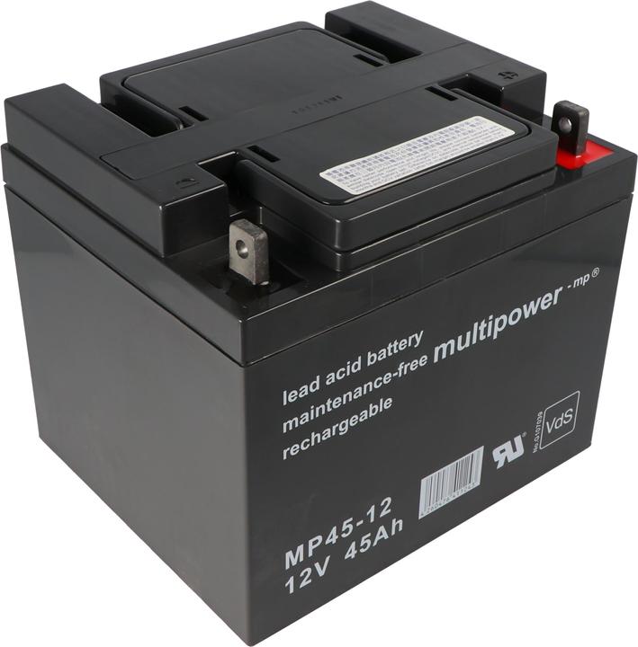 Produktbild Multipower MP45-12 Akku mit M6 Schraubanschluss, 12 Volt 45 Ah (12 V, 45 Ah)