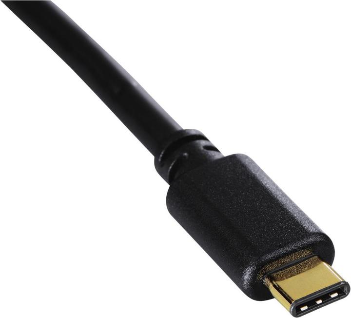 Produktbild Hama USB-C-Adapterkabel, USB-C-Stecker - USB 3,1 A-Stecker, vergoldet, 0,75 m (0.75 m, USB 3.0)