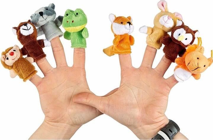 Actual product image Goki Waldtiere Fingerpuppe 8-er Set