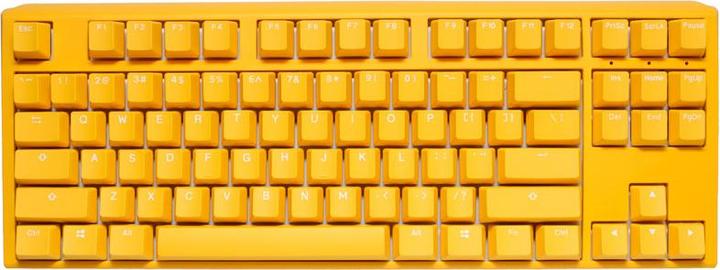 Produktbild Ducky One 3 Yellow TKL gaming keyboard, RGB LED - MX-Clear (DE, Kabelgebunden)
