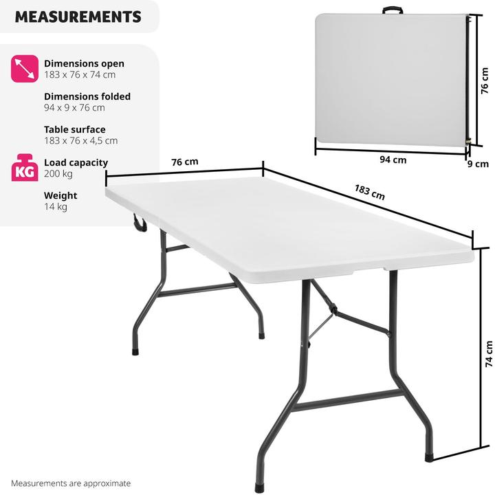 Produktbild tectake Klapptisch