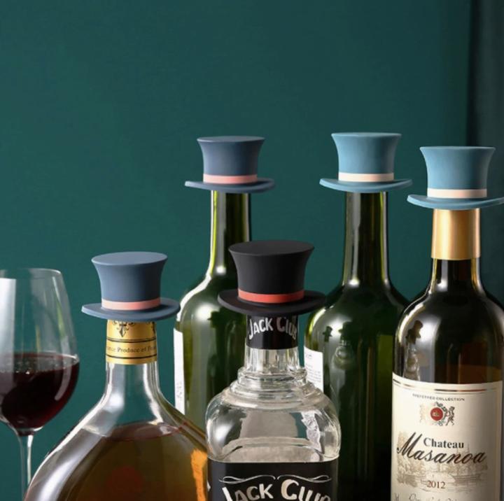 Image du produit Homerely Bouchon et stop vin Magic Hat bleu (Bouchon de vin)