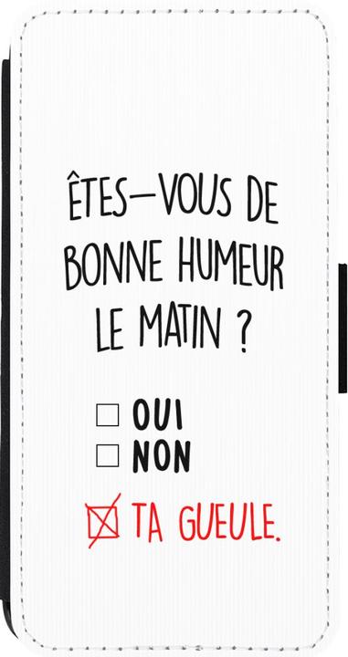 Image du produit PhoneLook Coque Wallet noir Bonne humeur matin (Apple iPhone 13 Pro Max)