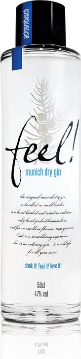 Immagine prodotto Feel Munich Dry Gin 47% Vol. 0,5l