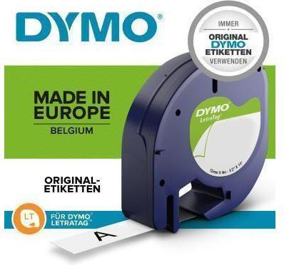 Produktbild Dymo Schriftband LetraTag (1.20 cm, Transparent)