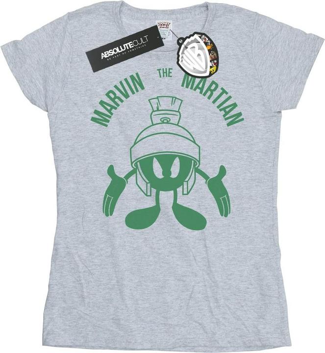 Immagine prodotto Looney Tunes Marvin The Martian Large Head Maglietta Donna (S)