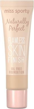 Miss Sporty MISS SPORTY Naturally Perfect Flawless Skin Finish lekki podkład do twarzy 100 Ivory 30ml (100 Ivory)