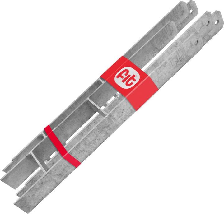 Wickey 4 Stück Pfostenanker H 90mm schwer