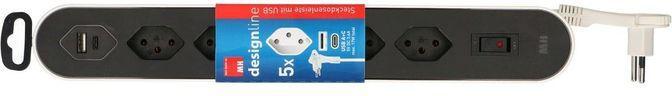 Immagine prodotto Max Hauri linea design (5 x, USB-A, Tipo 13, 2.20 m)