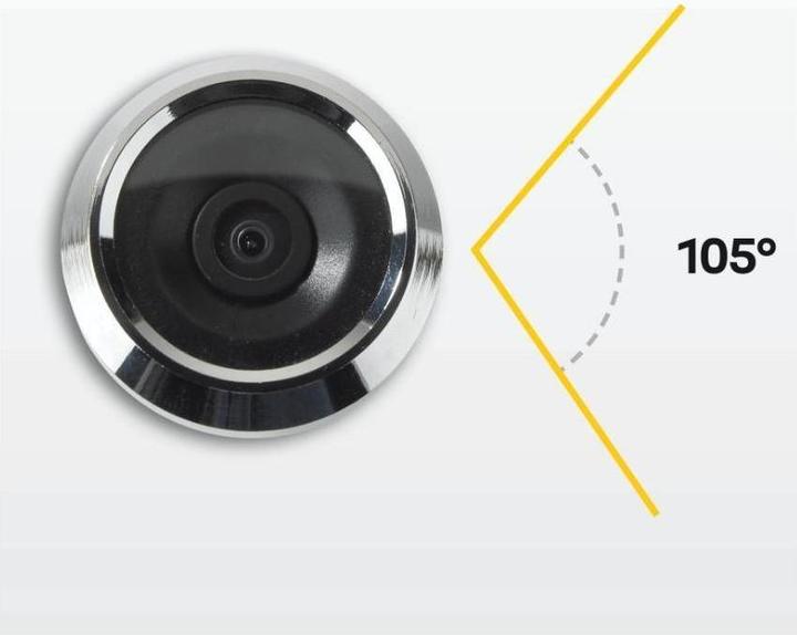 Produktbild Yale YA-05001432-5511 - Digital Door Spy DDV 500, 3,2quot Display Black (Digital)